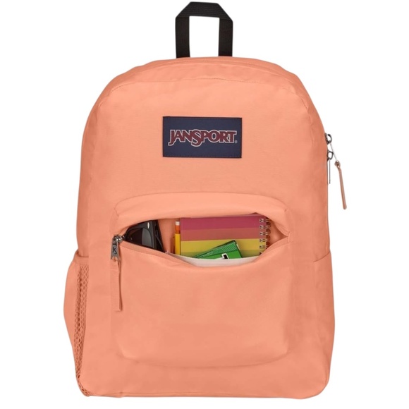 NEW Neon Peach JanSport Back to School Summer Travel Backpack Teen & Adult Bag